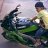 green black