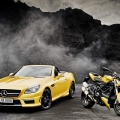 DucatiStreetfighter-Mercedes-SLK55AMG-003
