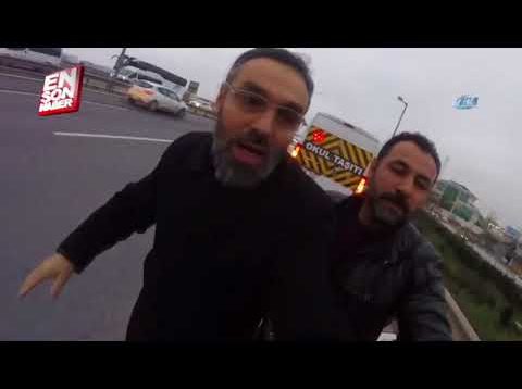 Motosikletliye Tekme Tokat Dayak Kameralara Böyle Yansıdı