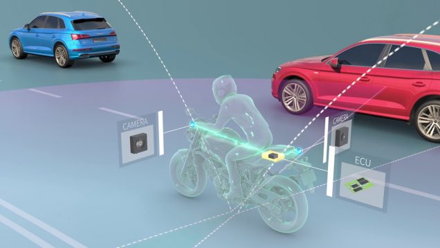 Ride Vision 360 derece motosiklet güvenlik sistemi geliyor