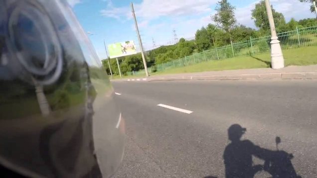 Motosiklet sürücüsünden insanlık dersi