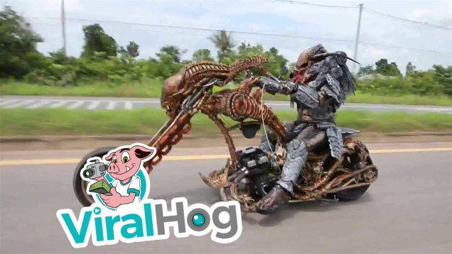 Predator Alien Özel Yapım Motosiklet
