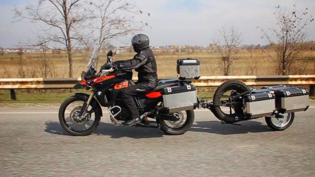 Motosiklet için tek teker römork trailer