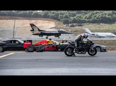 Kenan Sofuoğlu’nun F1 aracı ve F-16 ile yarışının detaylı videosu