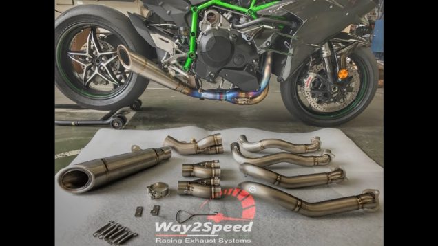 Kawasaki H2R Dyno egzoz alevi