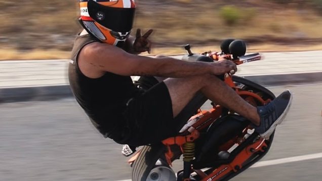 Özel Yapım Tek Tekerlekli Motosiklet – Monotrack