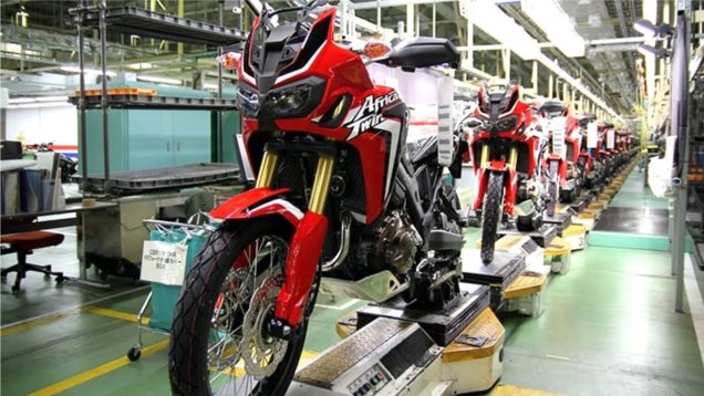 Honda Africa Twin fabrika üretim aşamaları