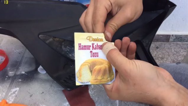 Kabartma tozu ile plastik kaynak grenaj tamiri
